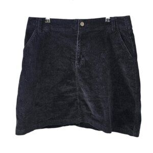 Pact Womens Organic Cotton Corduroy Mini Skirt, Size XL